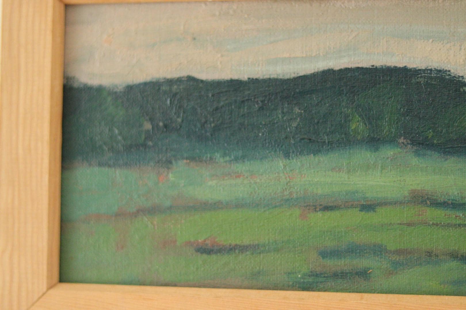 Original Mid-Century Scandinavian Oil on Panel – “Landscape II”
