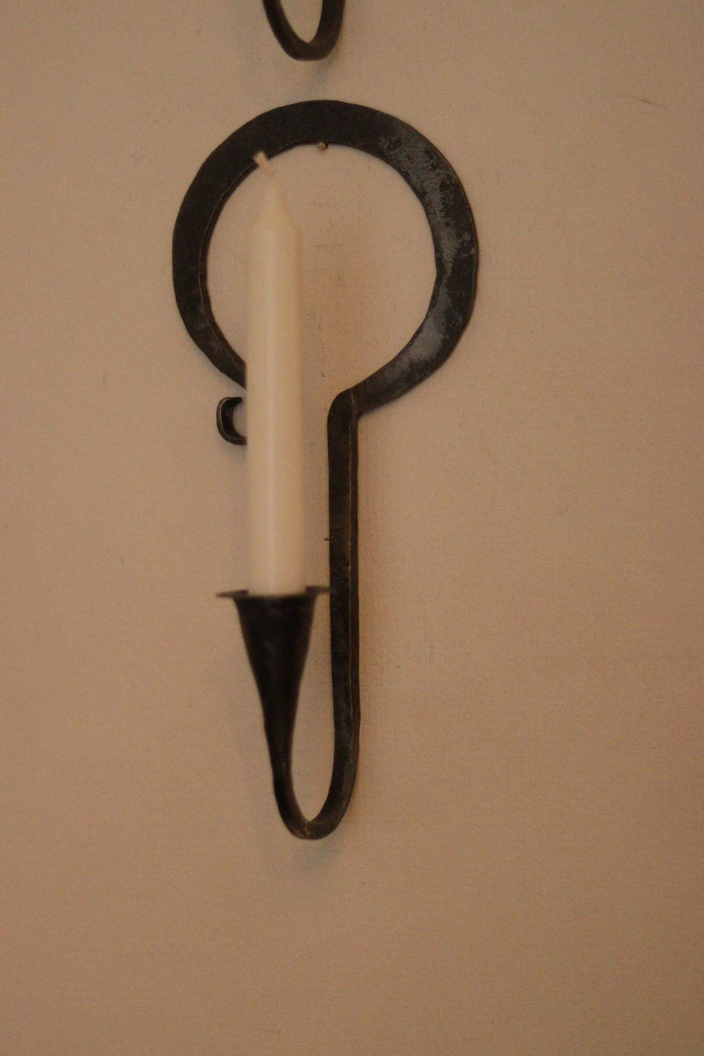 Pair of Wrought Iron Mid-Century Swedish Sconces  by Akta