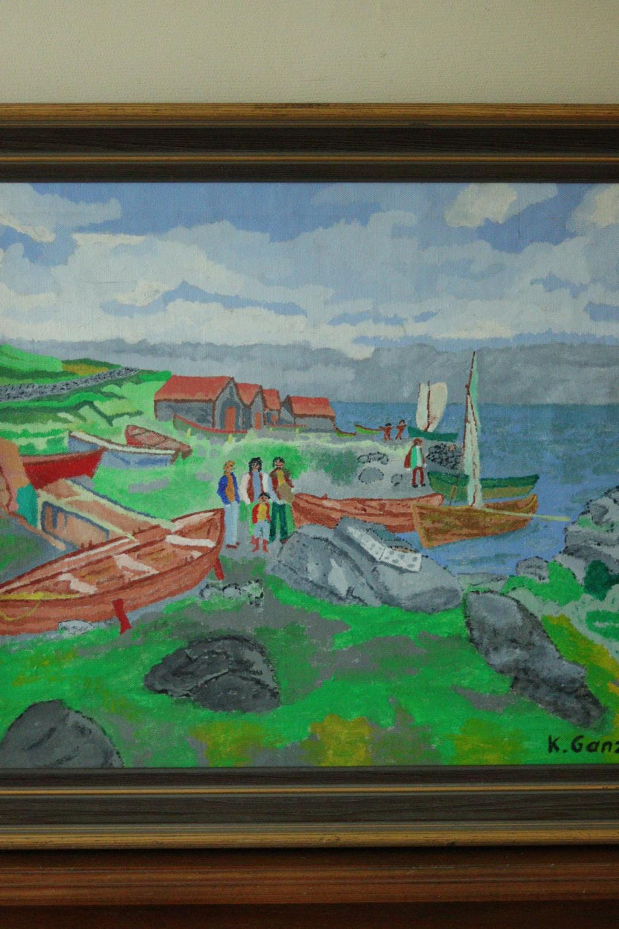 Fishing Village by K. Ganzer