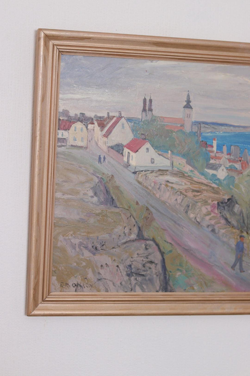 “Village Scene II” by E. R. Olsson