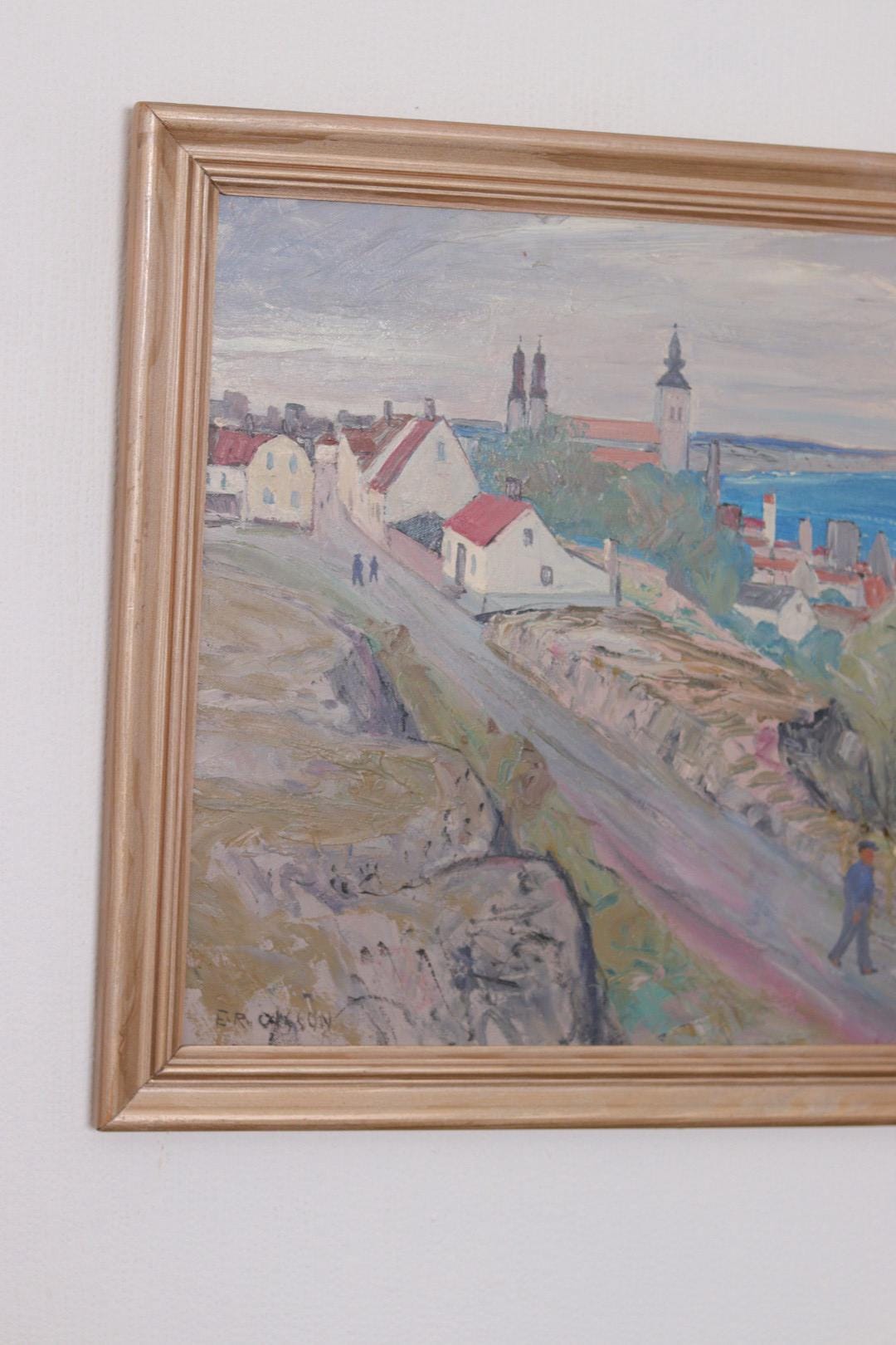“Village Scene II” by E. R. Olsson