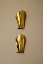 Pair Of Vintage Swedish Brass Sconces