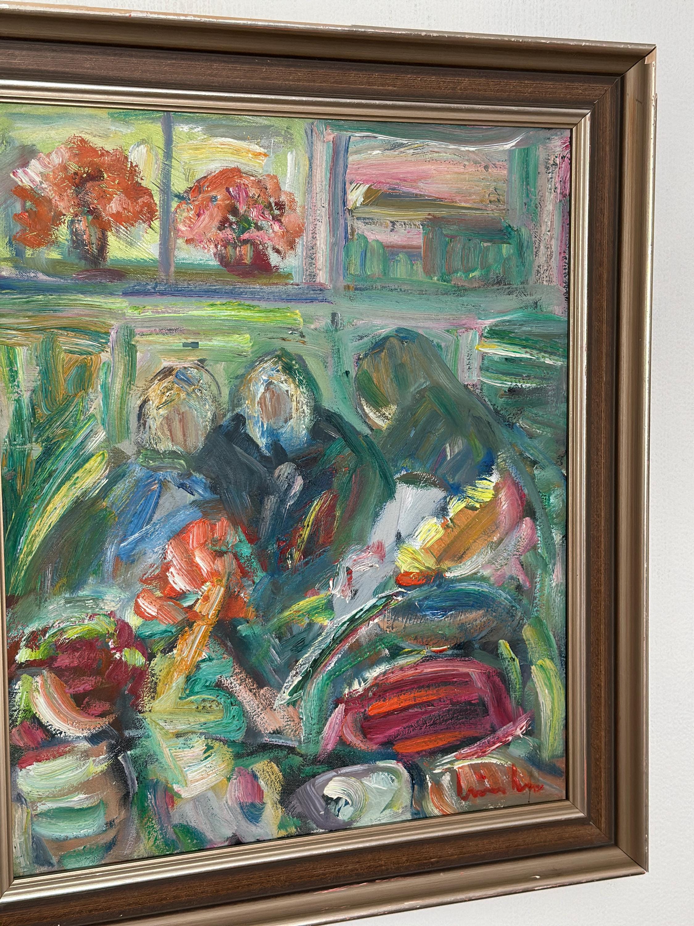 “Interior with Figures” by Erik Lo