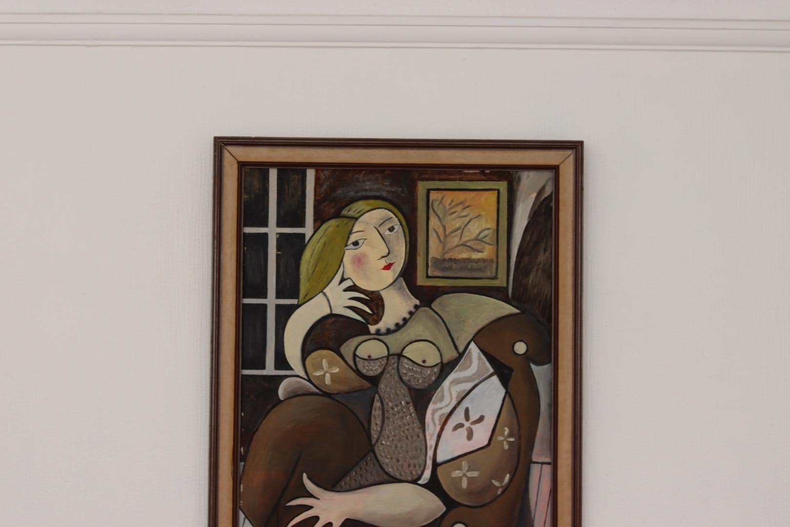 “Sitting Portrait” by Kabe after Pablo Picasso