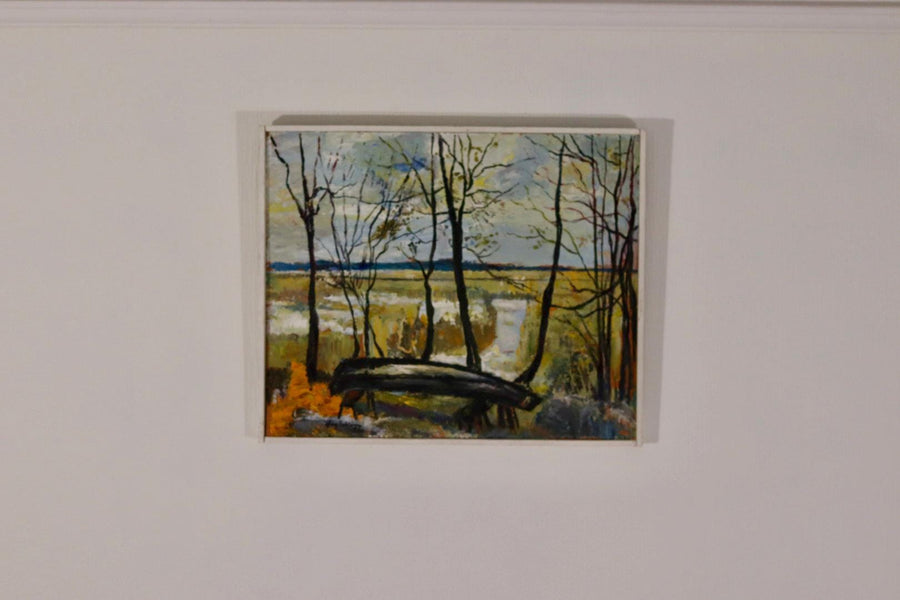 “Landscape with Trees” by Harry Sahlin