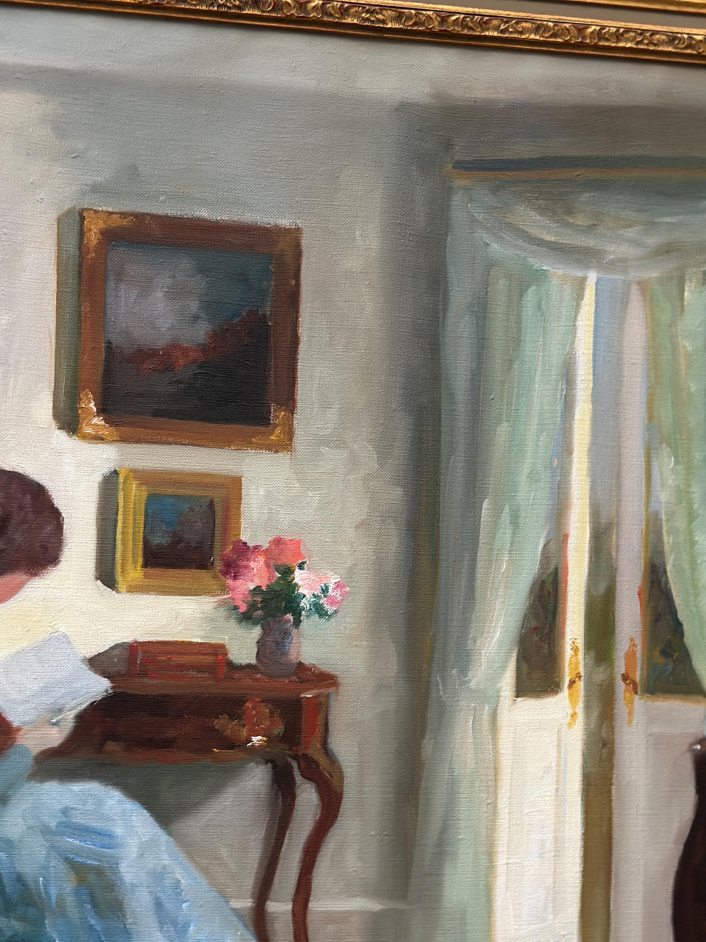 “Woman Reading” by Edith Gert