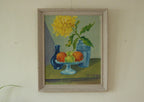 “Still Life: Fruit and Yellow Flower” (Attributed to Schultzer)