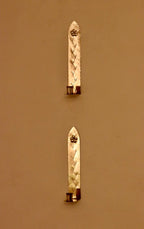 A Pair of Mid Century Swedish Brass Sconces