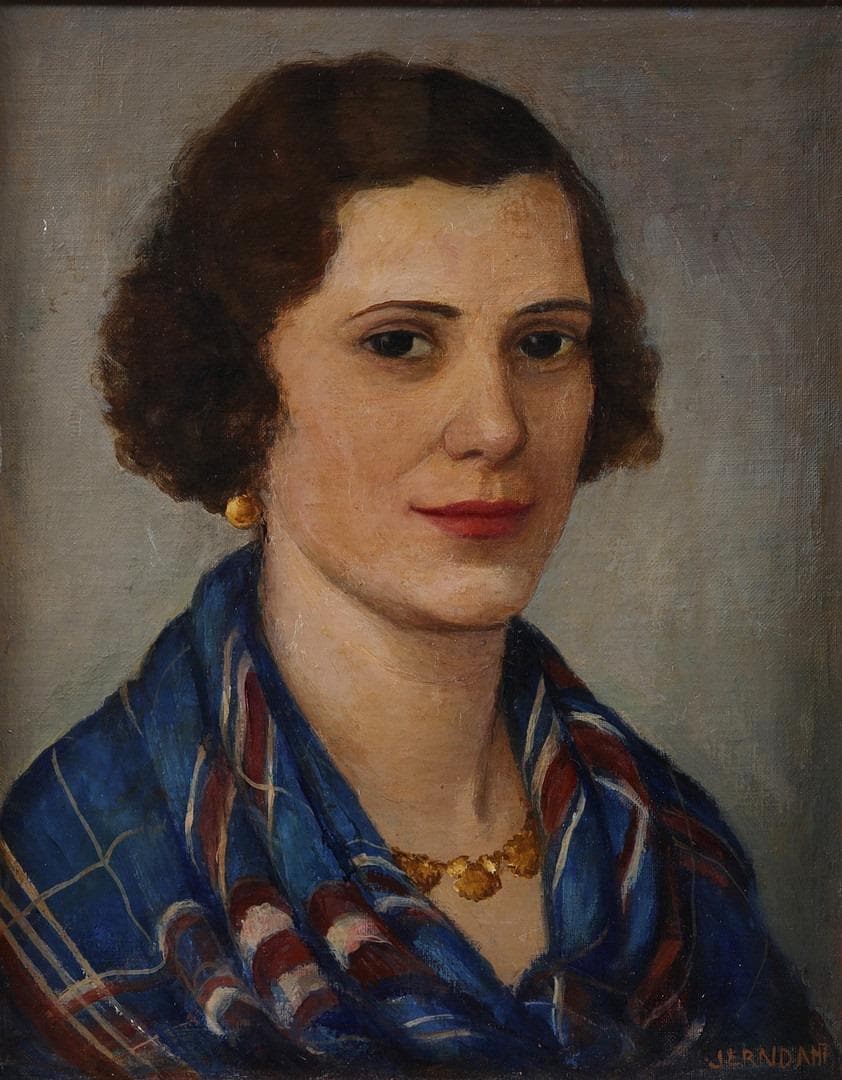 “Portrait of Lilly Lundberg” by Maj Jerndahl