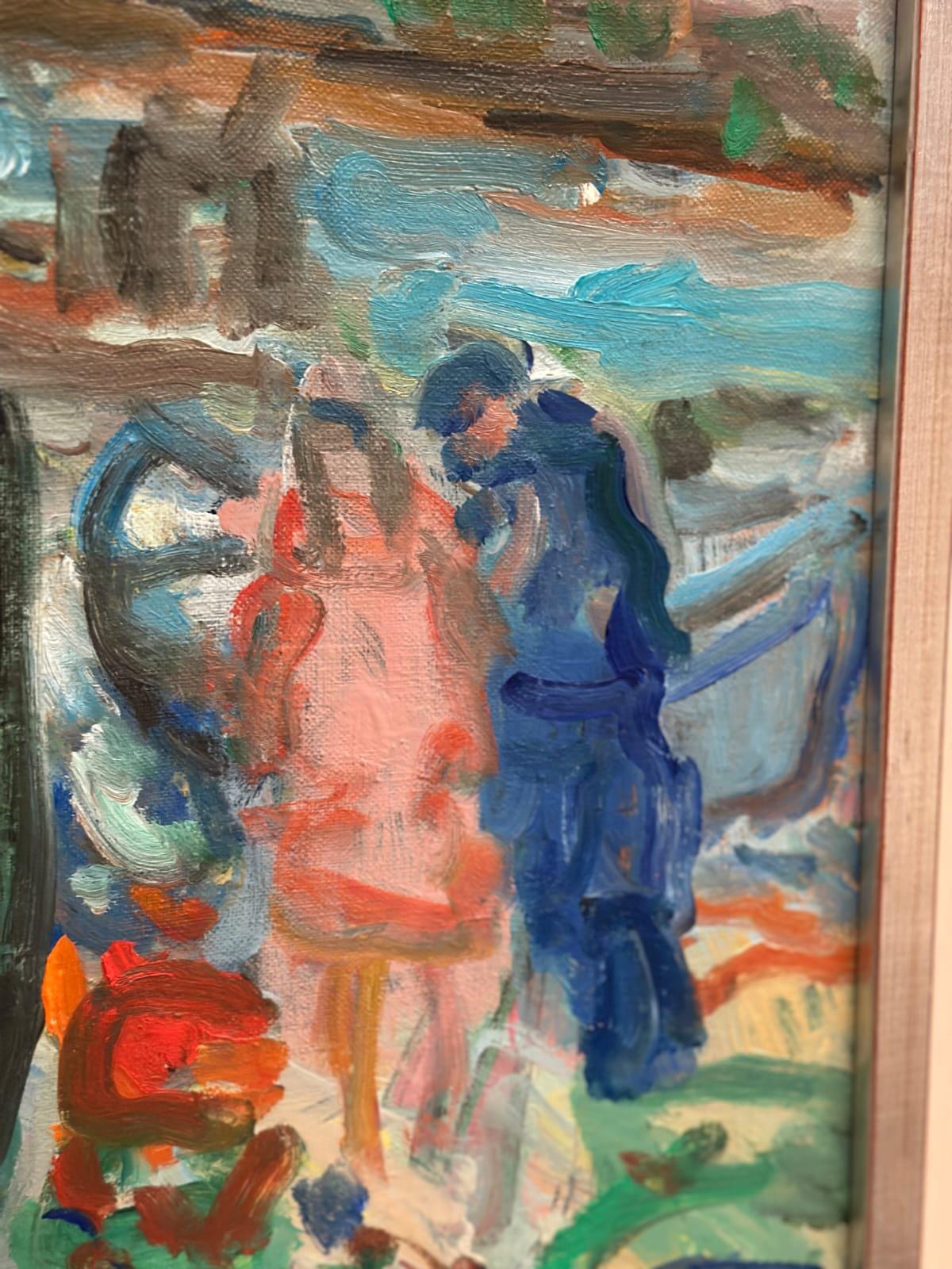 “Coastal Scene with Fishermen” by Eric With