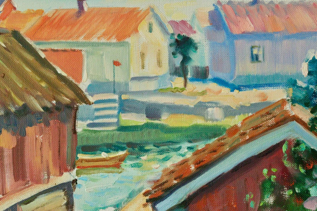 "Village Scene" by Bruno Palmdahl