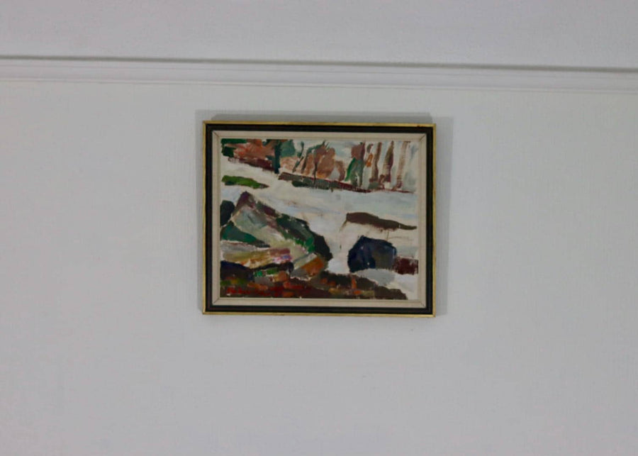 “The Cottage in Snow” by Rudolf Lindqvist