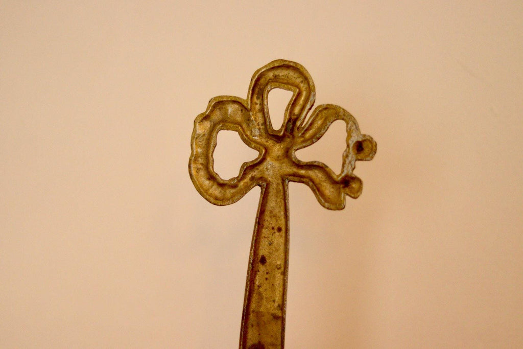 Pair Of Mid Century French Brass Bow Sconces