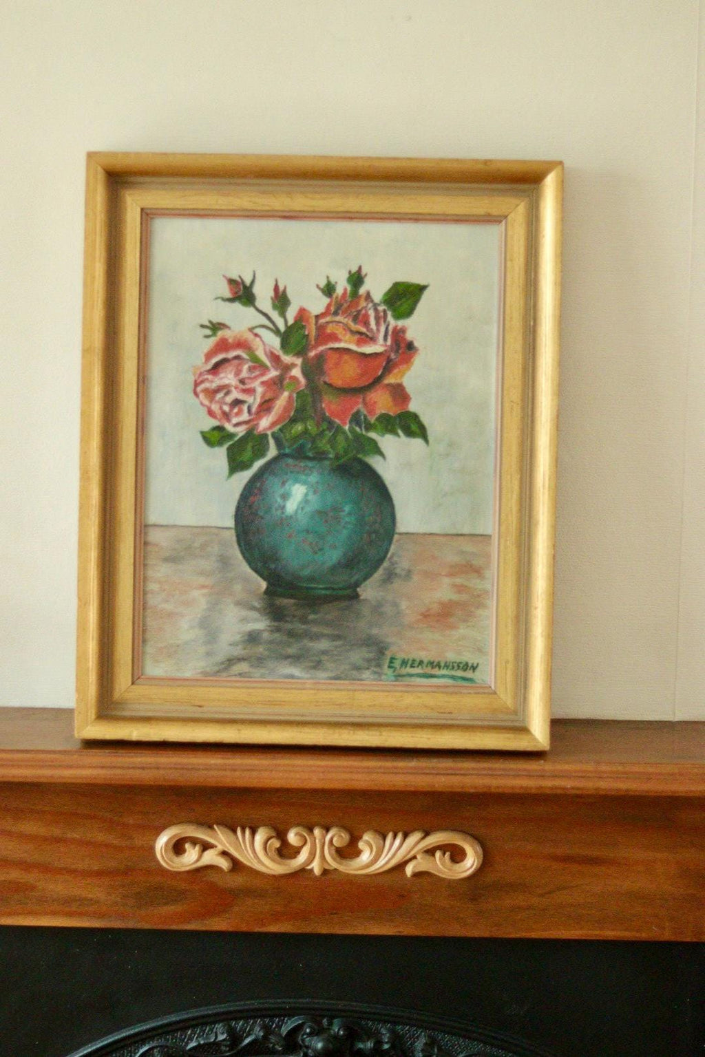 "Still Life Vase" by E. Hermansson