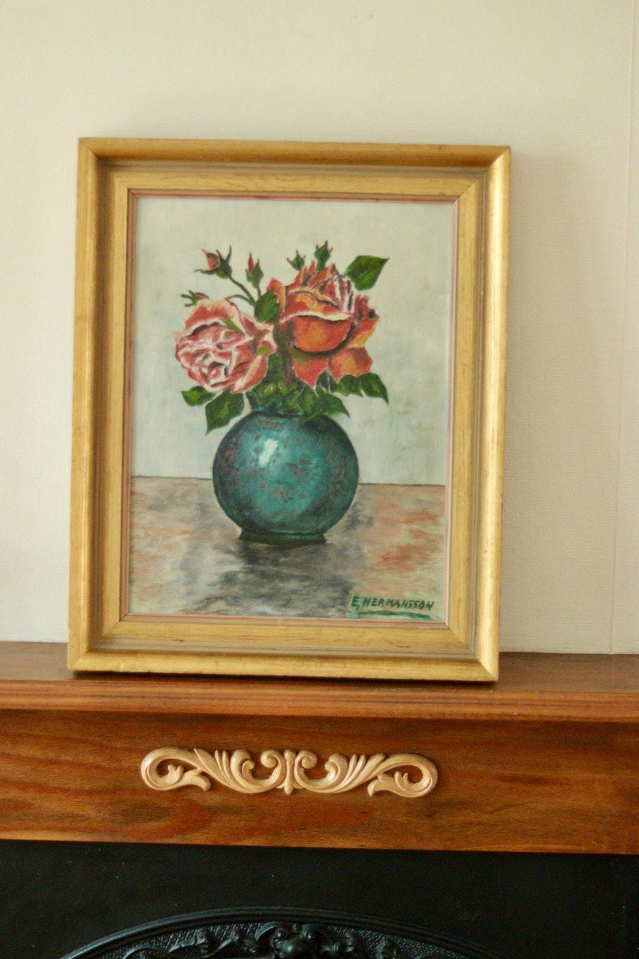 "Still Life Vase" by E. Hermansson