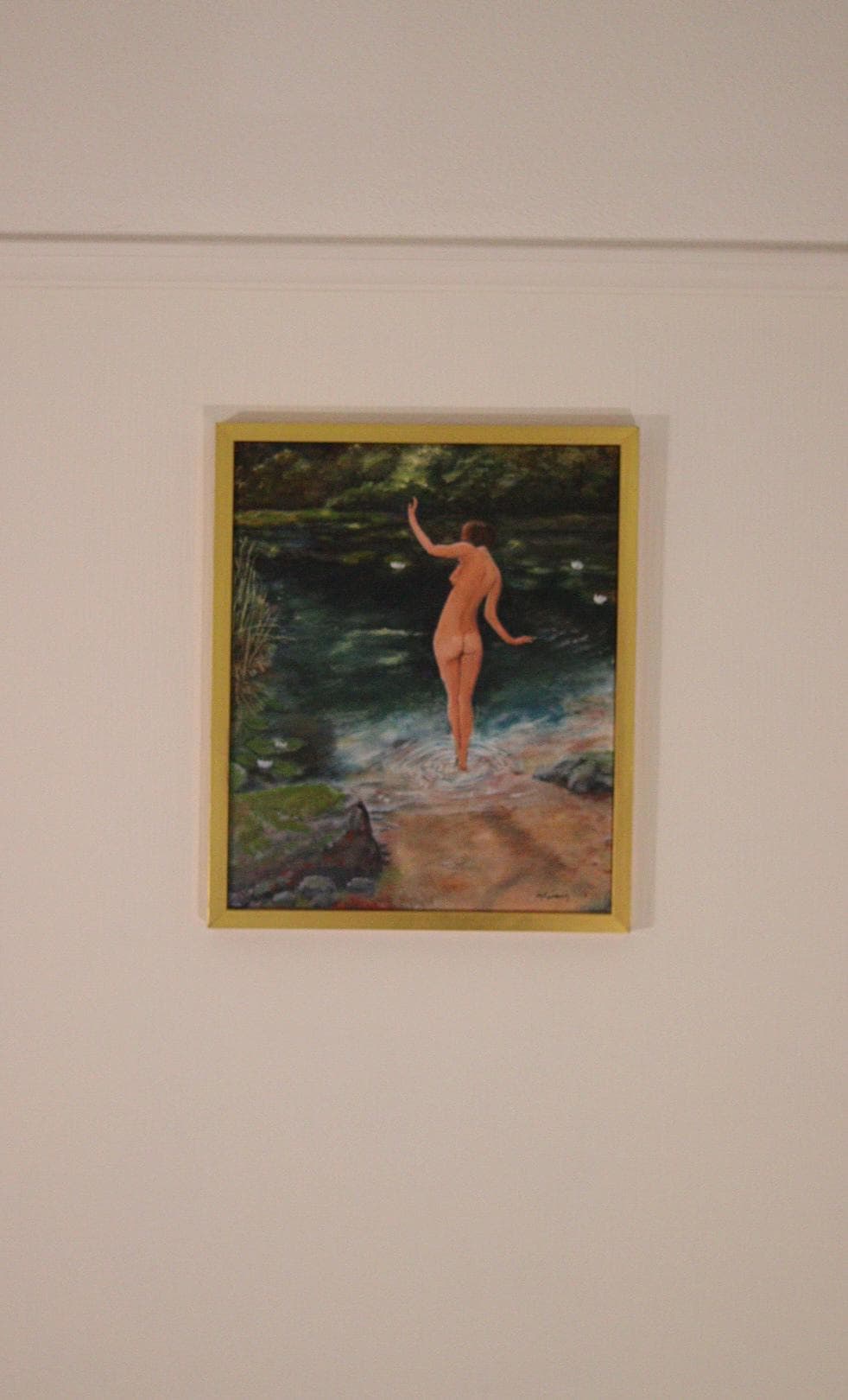 “Woman in Stream” by Hans T. Forsberg