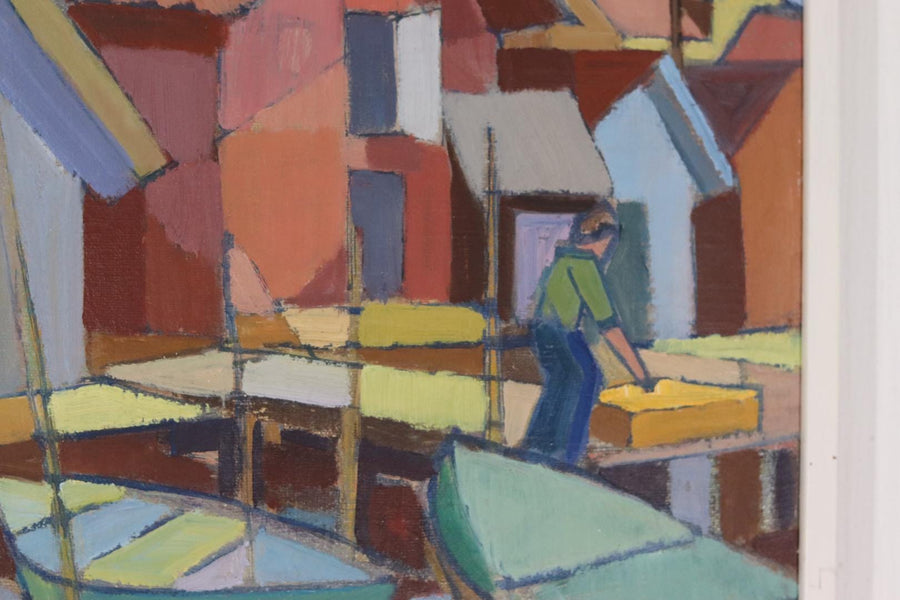 “Houses and Boats” by Helge Linden