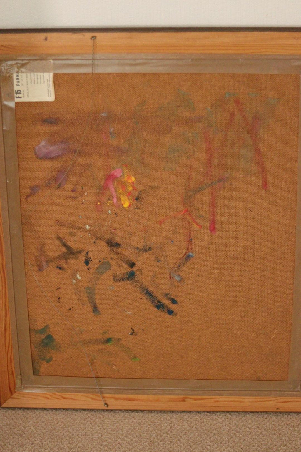 Original Swedish Oil on Panel – Trees