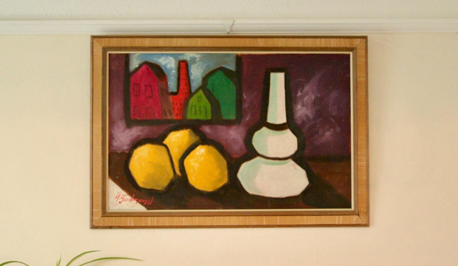 “Cubist Style Still Life” by H. Gudmund