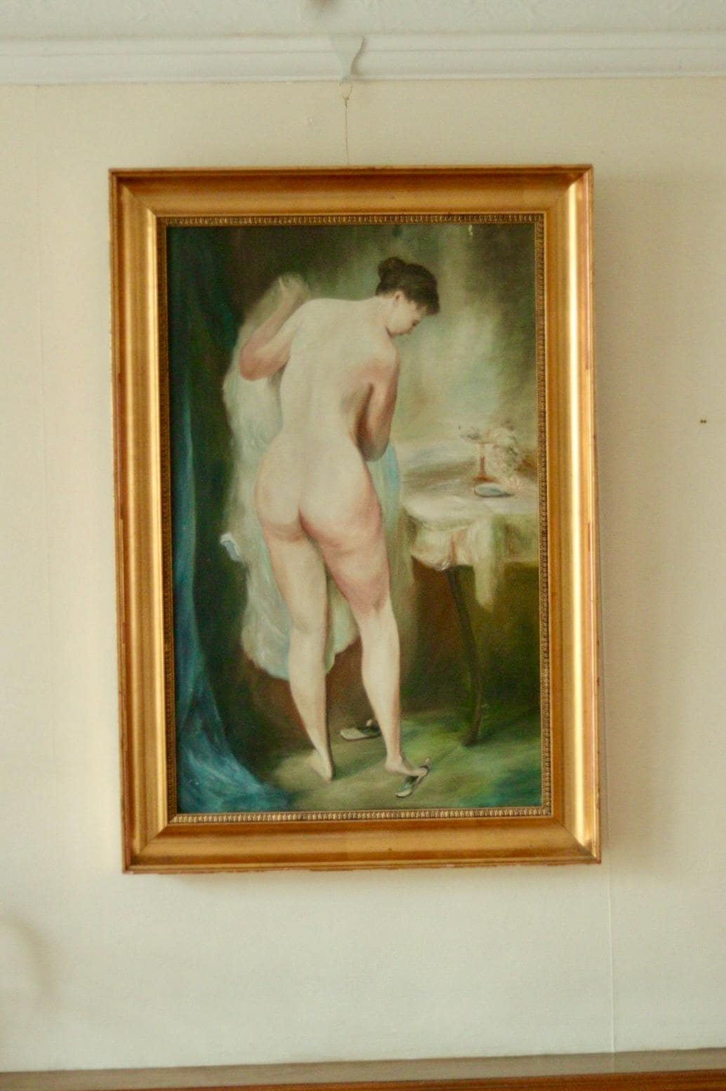 Original Mid-Century Oil on Canvas – “Female Nude”