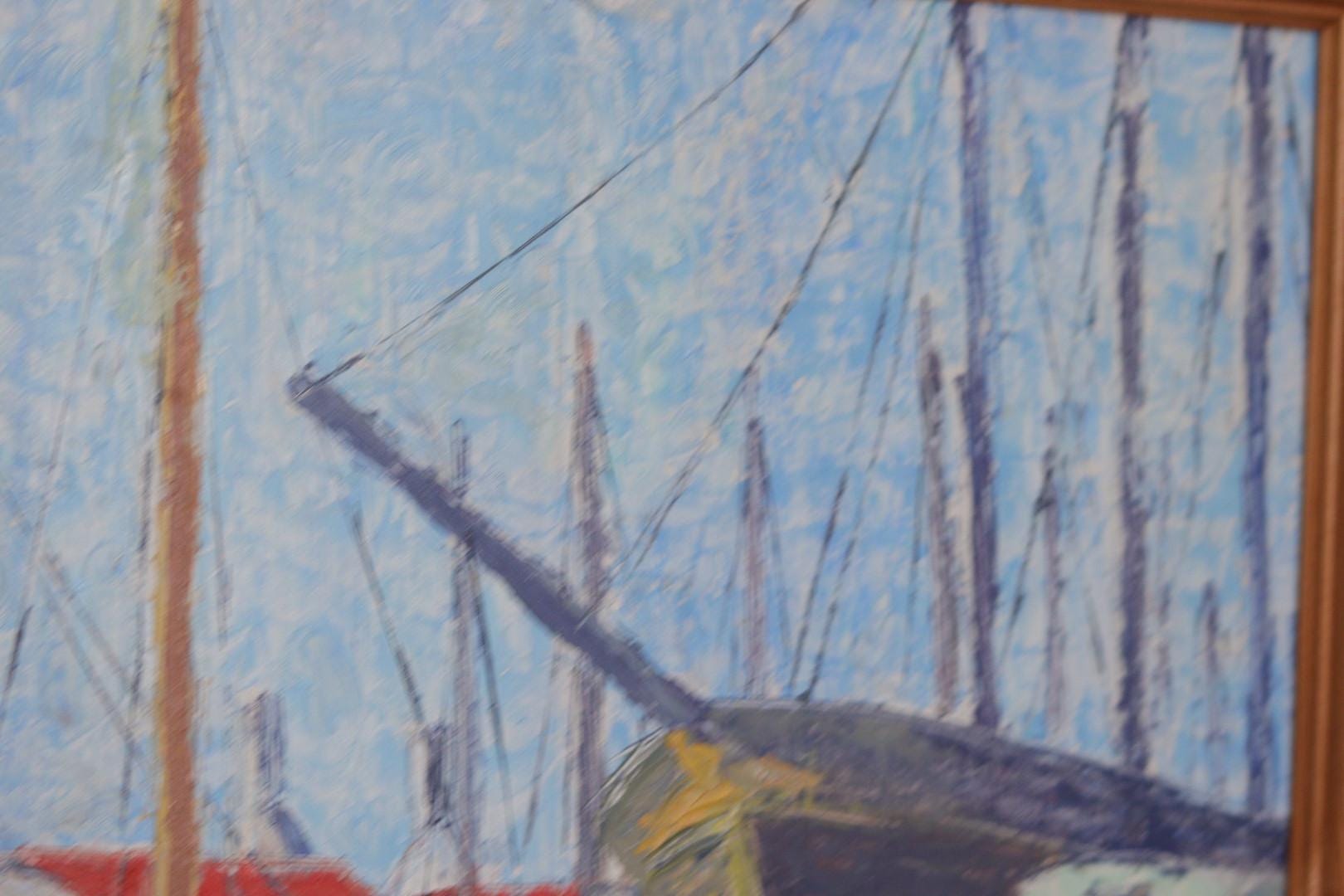 “Moored Boats” by Olle Anderson