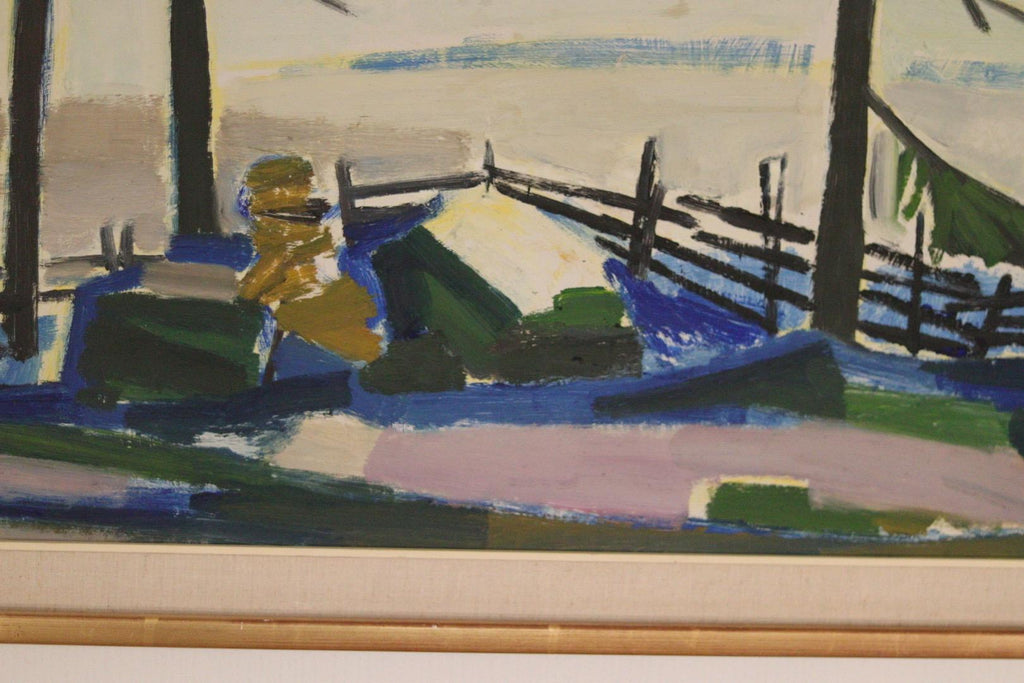 “Winter Day in the Garden” by Kåge Liefwendal 1960s