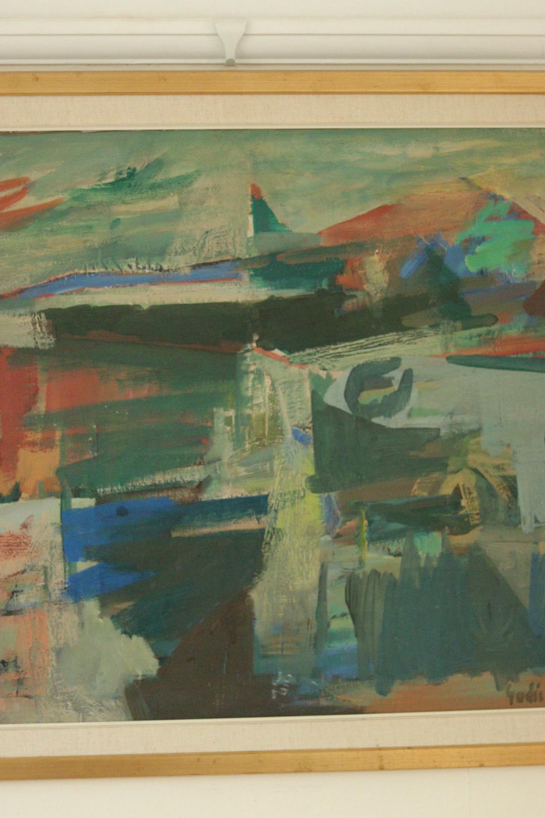 “Abstract Scene” by Ragnar Godin