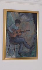 “Troubadour with His Guitar” by Calle Svensson – Åmål, Dalsland