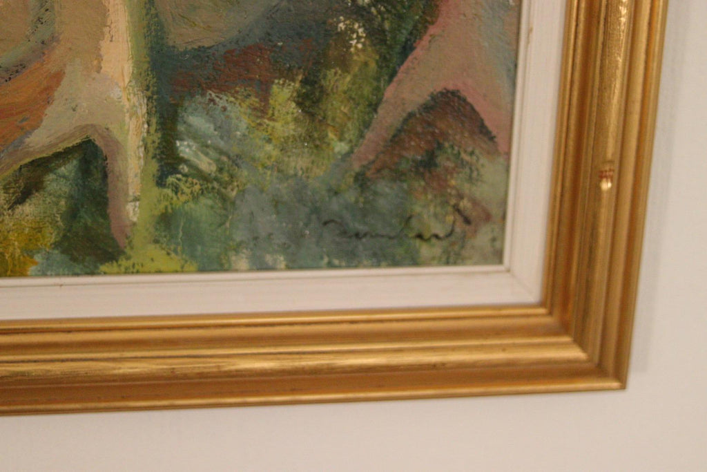 “Seated Woman” by Bernhard Petersen (1911–1988)