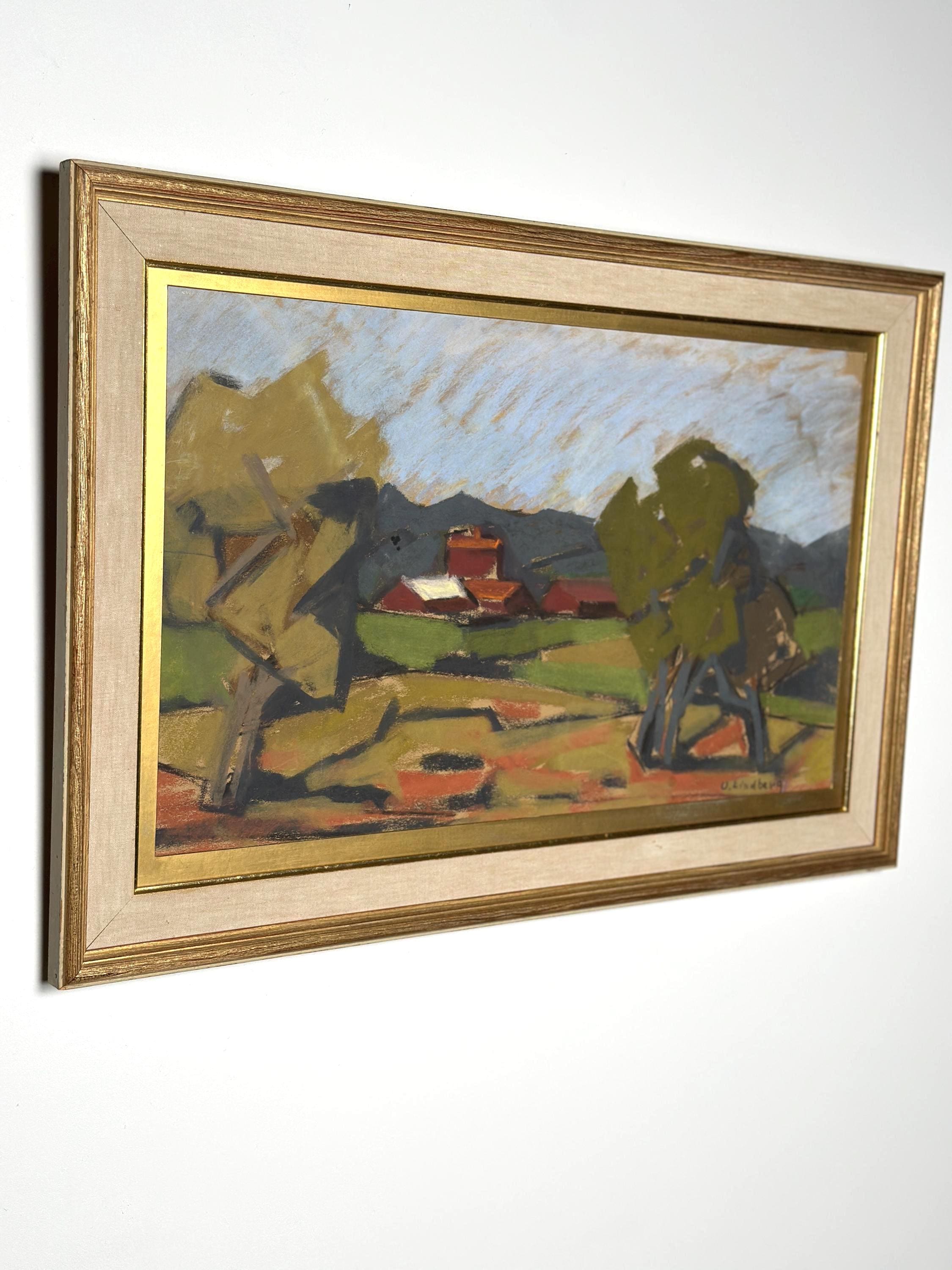 “Landscape with Tree” by Uno Lindberg