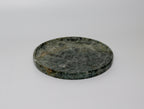 Gabriella – Indian Green Round Marble Tray  | W20cm H 2cm