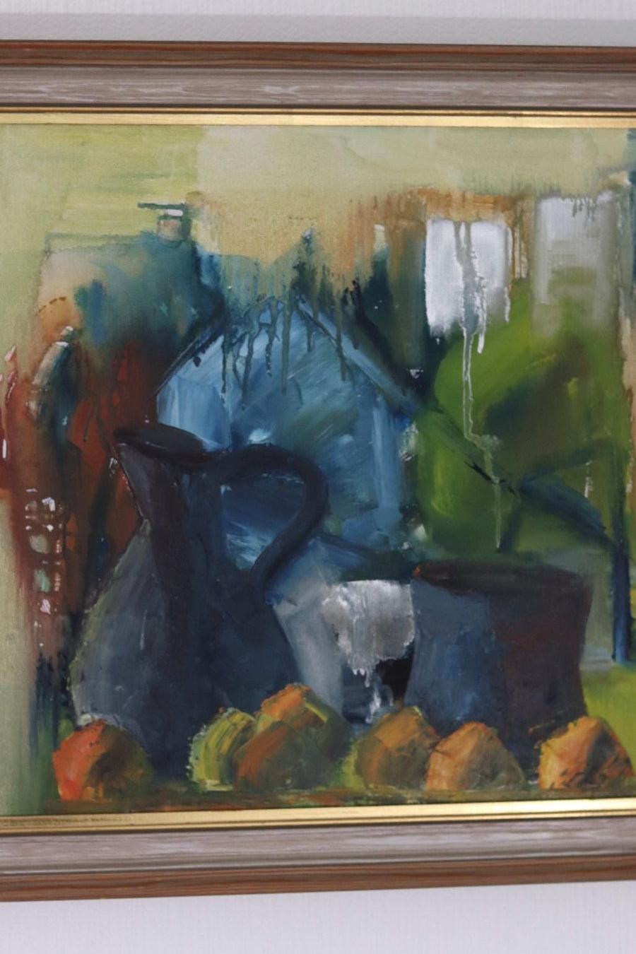 Original Swedish Oil on Canvas – “Vibrant Still Life”