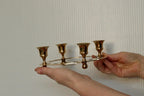 Mid-Century Swedish Brass Candelabra