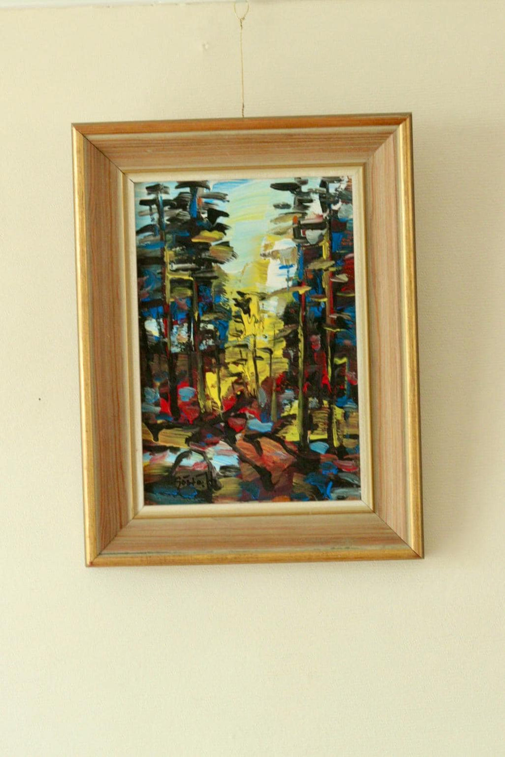 "Tall Trunks in a Large Forest" by Gösta Hilding