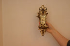 SINGLE Mid Century Swedish Brass Sconce