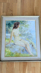 “Sitting Woman” by Karl Vilhelm Anstensen