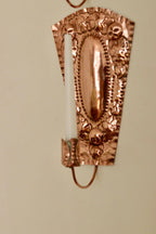 Pair Of Mid Century Swedish Copper Sconces