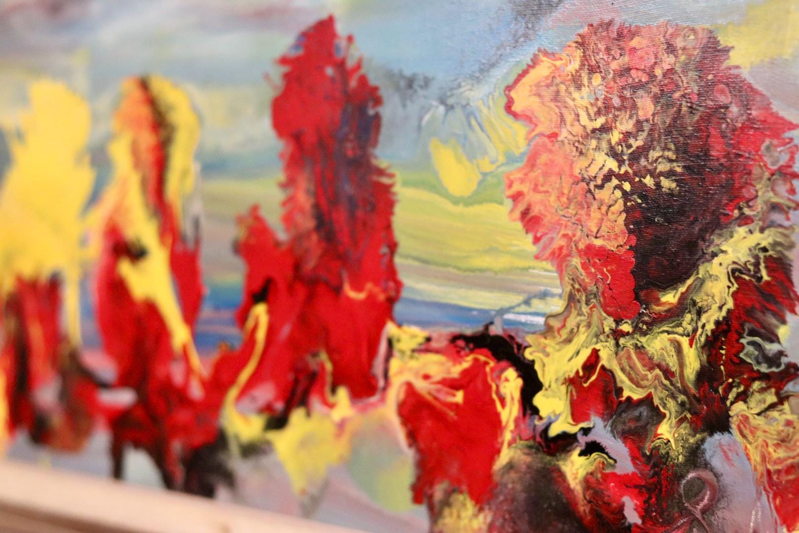 "Abstract Composition " by Gustav Selton