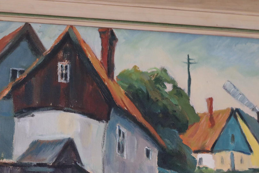 “Village Scene” by Alvar Johansson