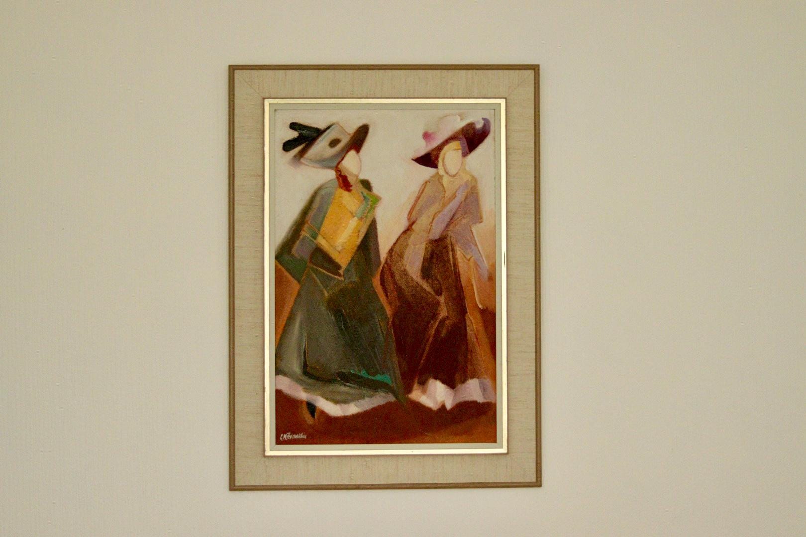 “Two Women” by Carl Magnus Franklin