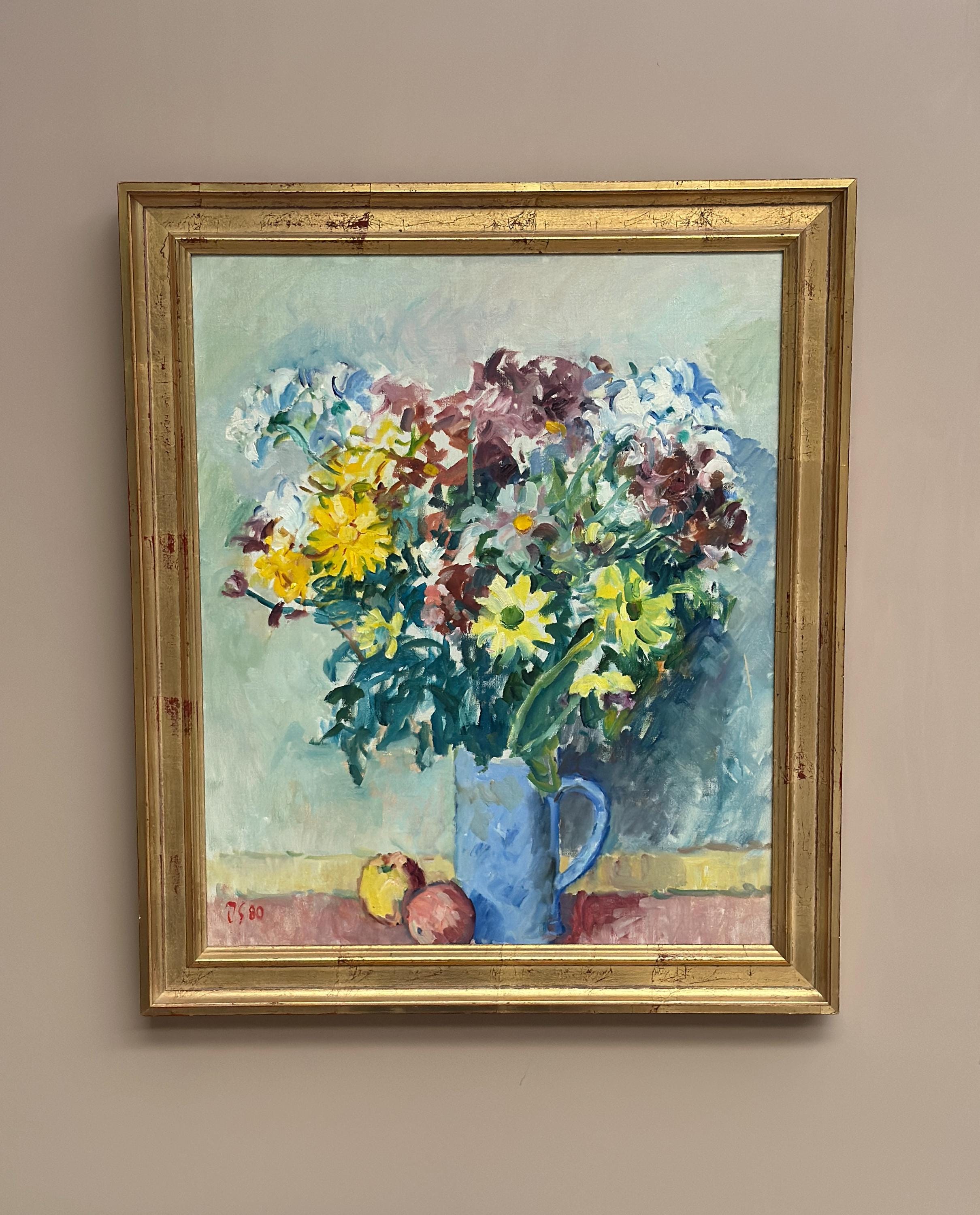 “Still Life with Flowers in Vase” by Jan Sonne