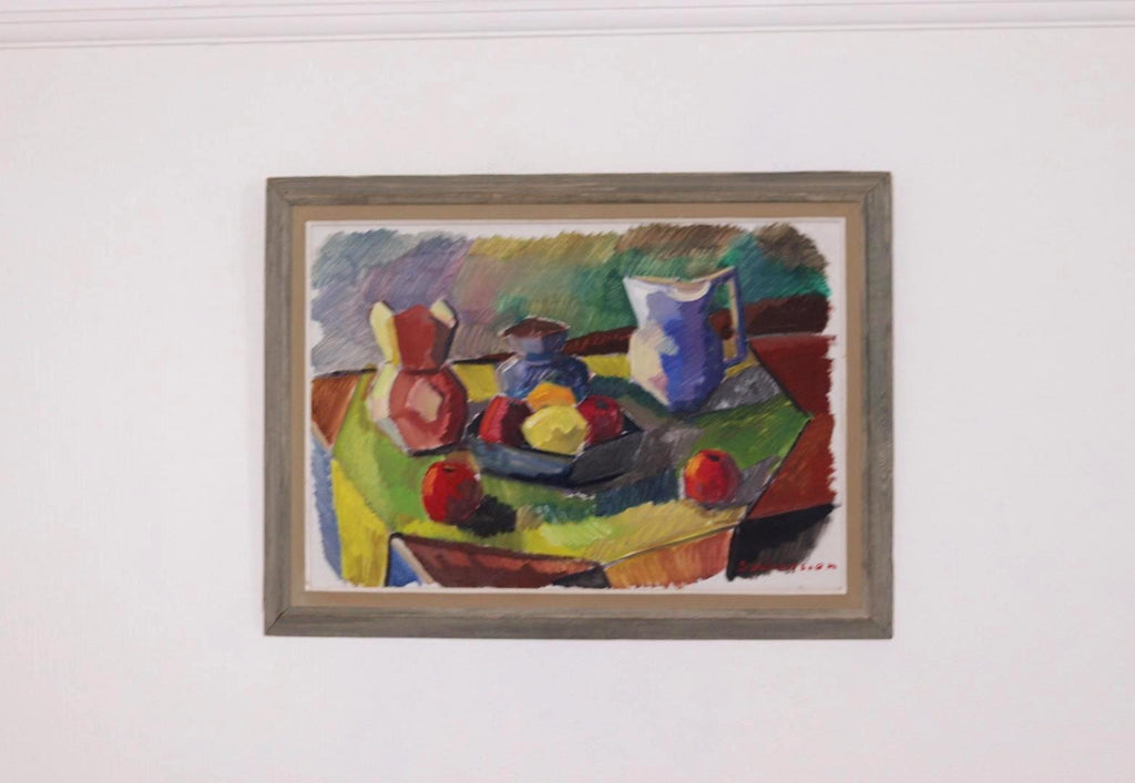 “Kubisk Jug and Fruit” by Bror Göransson