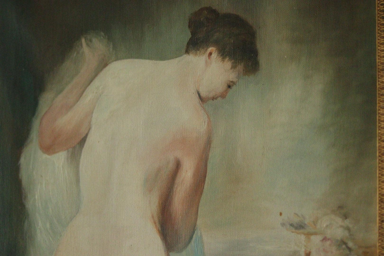 Original Mid-Century Oil on Canvas – “Female Nude”