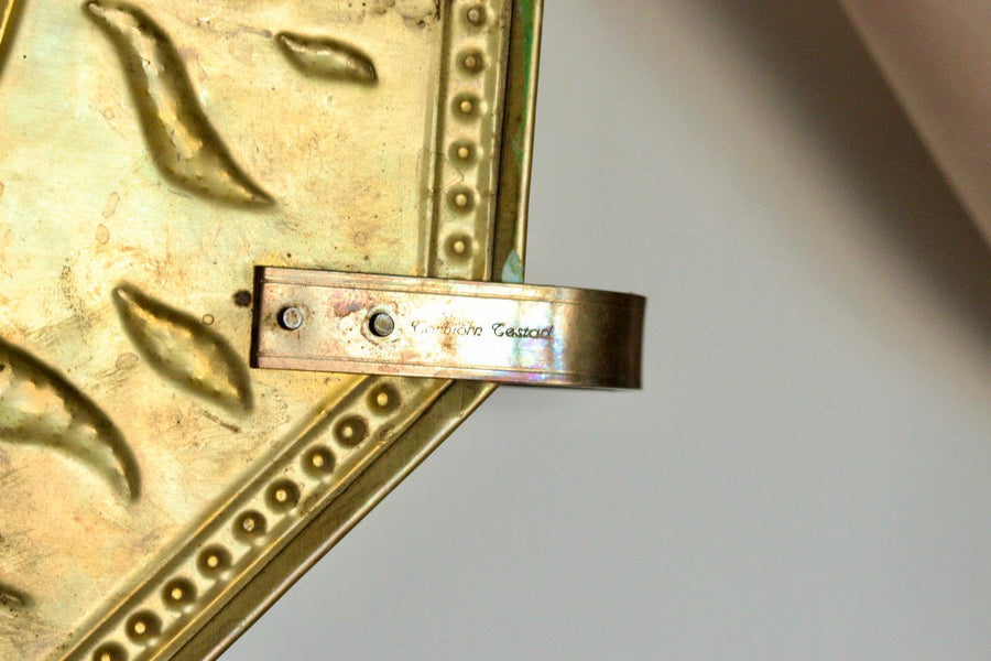 Pair of Mid-Century Brass Swedish Sconces by Torbjörn Tested