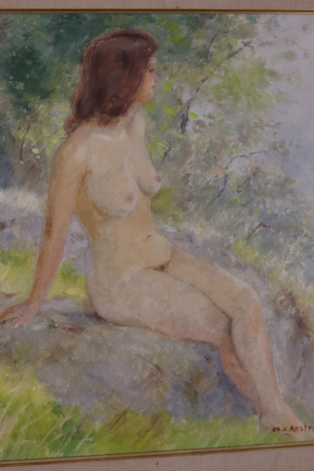 “Sitting Woman” by Karl Vilhelm Anstensen
