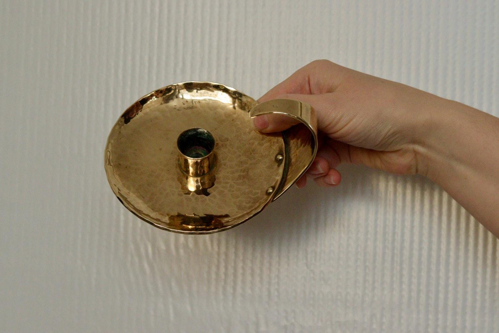 Pair of Swedish Mid-Century Candlestick Holder by Skutuna