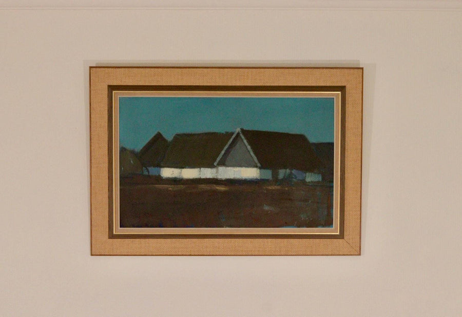 “Farm House Against a Blue Sky” by Bengt Hillgrund