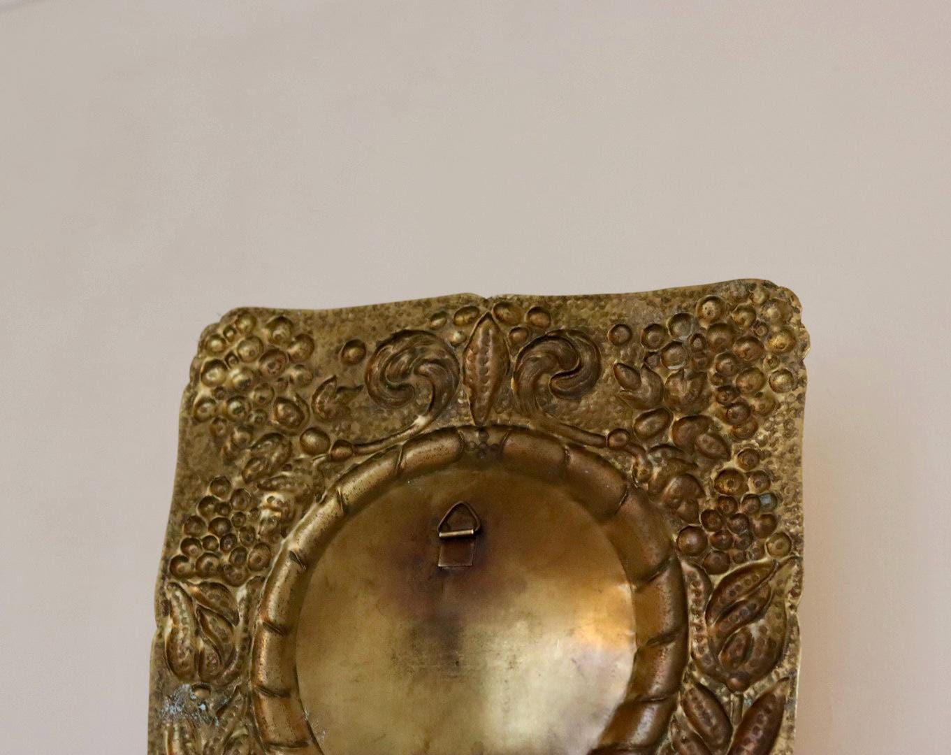 Pair of Antique Swedish Brass Sconce Circa 1800