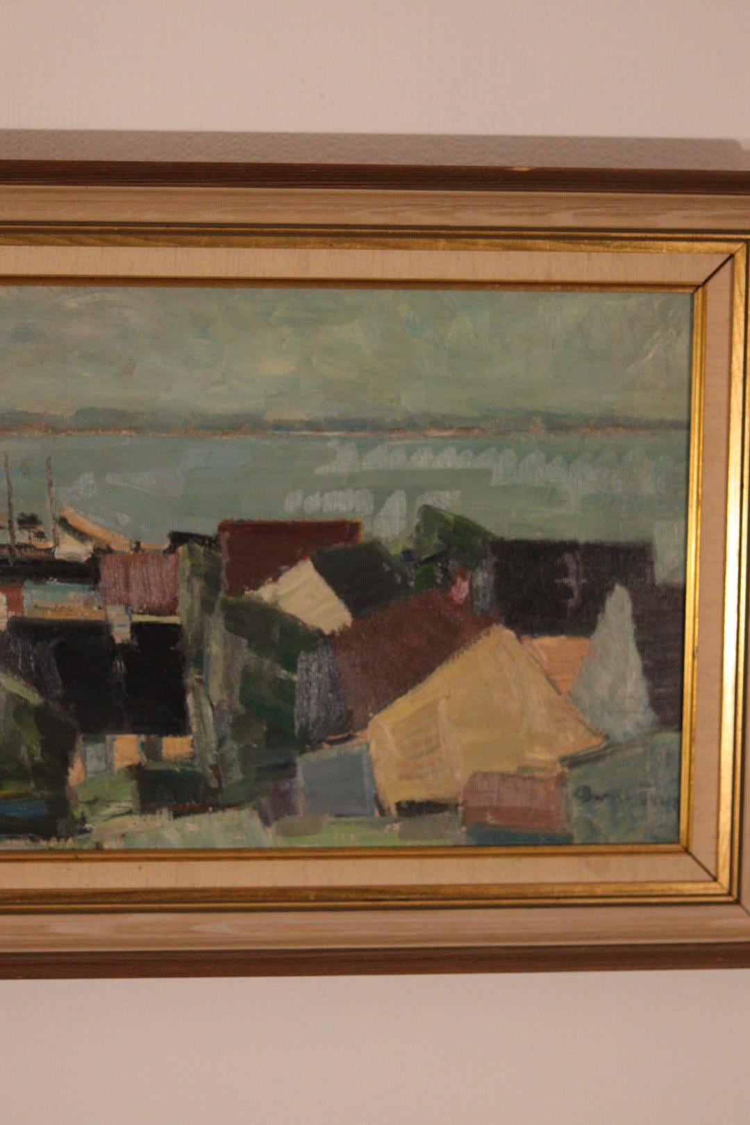 “Coastal Village” by K. Berndström