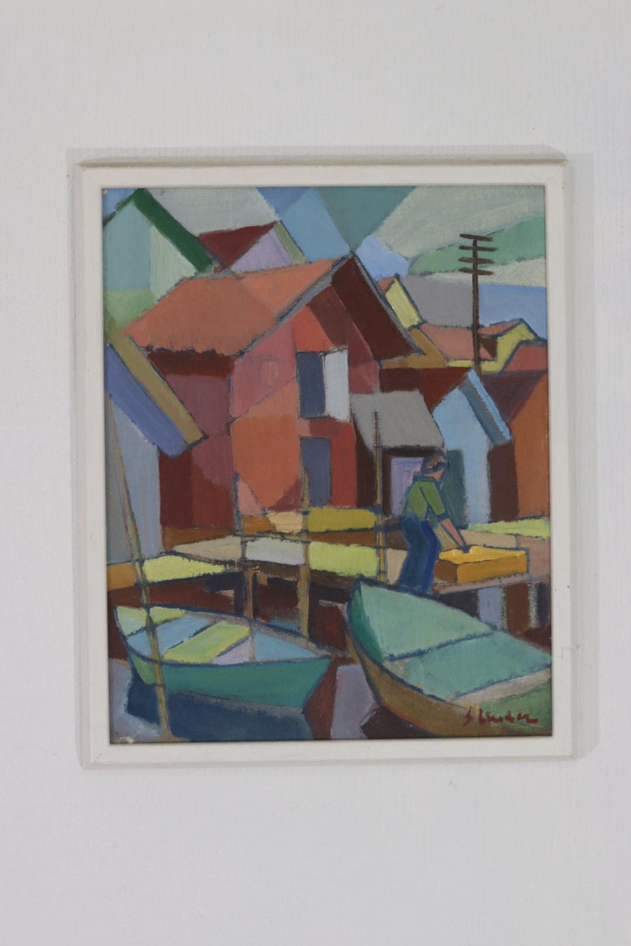 “Houses and Boats” by Helge Linden